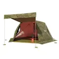 Палатка для рыбалки чум 2 с навесом