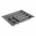 Лоток для столовых приборов CAPPIO, в ящик, 390х485 мм, блок-константа, цвет серый