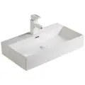 Раковина SantiLine 60 SL-1093 Белая фаянс накладная 60