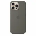 Чехол силиконовый MagSafe для iPhone 16 Pro Max Stone Gray, Silicone case MagSafe для айфон 16 Про Макс - Серый
