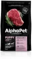 ALPHAPET SUPERPREMIUM 2 кг сухой корм для щенков, беременных и кормящих собак средних пород с говядиной и рисом