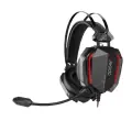 Игровые накладные наушники с микрофоном Yesido EK03 Game Headset, HD, Hi-Fi, LED 7 Colors, Кабель 2,2 метра, Черный