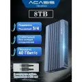 ACASIS TBU405air Thunderbolt 3 M.2, емкость 8 ТБ, скорость передачи данных 40 Гбит/с.