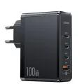 GaN универсальный сетевой адаптер USAMS T50 100W 4 Ports Fast Charger (US-CC163)