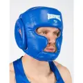 Шлем боксерский тренировочный закрытый Reyvel, Синий, XL