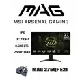 MSI 27 Монитор MAG 275QF E21 /210HZ/0.5MS/2K/IPS, черный, черно-серый