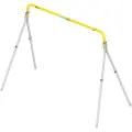 Качели Romana R.103.28.04, двойные, без качелей, серый/желтый