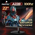 Игровой монитор Pantec A22B, 22, 1920 x 1080, 100Hz, контрастность 3000, EU PLUG