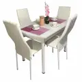 Обеденный комплект Авелла-Милан - стол 70х110 и 4 стула, цвет белый