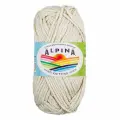 Пряжа ALPINA GARRY 100% мерсеризованный хлопок 50 г 50 м №09 кварц (св. серый)