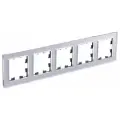 AtlasDesign Nature Стекло Алюминий Рамка 5-ая, универсальная, Systeme Electric, ATN320305