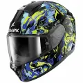 Shark Шлем RIDILL 2 RAGING BEAST Black/Blue/Green XL