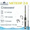 Спиннинг Волжанка Метеор 2.0 тест 4-16гр 2.1м (2 секции)