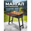 Мангал складной для дачи Практик 9 толщина 3 мм