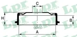 Барабан тормозной Lpr арт. 7d0560