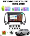Магнитола на Hyundai Santa Fe 2 (2005-2012), 4/64 GB, Android 13, Bluetooth, WiFi, CarPlay, QLED экран, 8 ядер процессор + переходная рамка