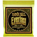 Струны для акустической гитары ERNIE BALL 2558 Everlast Coated 80/20 Bronze Light 11-52