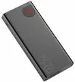 Повербанк для телефона 20000 mAh с быстрой зарядкой QC 3.0 + PD, экраном Baseus Adaman Metal Digital Display 22.5W Type C PPAD070101 Черный