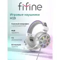 Игровая гарнитура Fifine H19 Gaming Headsets с RGB-подсветкой, White