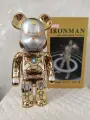 Игрушка Bearbrick IRON MAN 400%, Железный человек, коллекционная, высота 28см