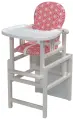 Стульчик для кормления Чебурашка розовый