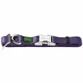 Ошейник для собак ALU-Strong M (40-55 см), нейлон с металлической застежкой, фиолетовый