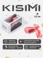 Заколка-краб для волос KISIMI, размер M, цвет: лава, коллекция: UNIQUE, 1 шт