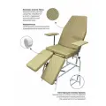 Кресло педикюрное, Кушетка косметологическая, бежевый