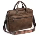 Мужская сумка-портфель 890-3 Браун
