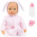 Интерактивная кукла Bayer Анна 38 см (в светло-розовом комбинезоне в горошек) 93822AA