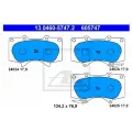 Колодки тормозные дисковые перед ATE 13.0460-5747.2