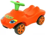 Каталка оранжевая Мой любимый автомобиль со звуковым сигналом