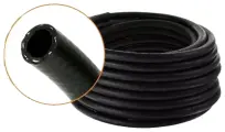 Шланг поливочный резиновый армированный нитью 20мм 15м+2 хомута. Толщ. стенки 3,5мм морозостойкий (t от -35 С до +70 С) Саранск.