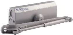 Доводчик дверной Нора-М 4S, для дверей до 120 кг, серый