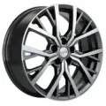 Литой колесный диск Khomen Wheels KHW1806 7x18/5x112 D57.1 ET43 Gray FP