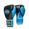 Боксерские перчатки LEADERS WAVE BK/LBL