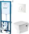 Комплект подвесной унитаз + система инсталляции Santek Нео 1. WH50.1.572