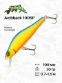 Воблер Strike Pro Archback 100SP, 100 мм, 20 гр, 0,7-1,5 м, #A252FS