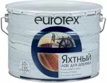 Лак яхтный, алкидно уретановый Eurotex (10л), полуматовый