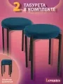 Табуретки Levantes 2шт, океан, черные ножки