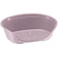 Лежак для собак Ferplast Siesta Deluxe 4 светло-сиреневый 61х45х21 см 70204916