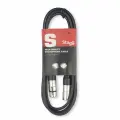 Кабель микрофонный XLR (мама) - XLR (папа) провод 3 м Stagg SMC3 шнур для караоке, микшера, для мероприятий