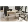 Стол компьютерный Нонтон №9, 120х55.6х75 см, 2 ящика, дуб сонома / белый