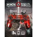 Джойстик, Геймпад Dualshok 4 для игровой приставки Sony Playstatoin 4 , смартфона, ПК (GoW Red)