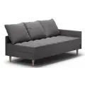 Кушетка WESTENY ART-313 правая 195x94x62, 90x190, 1 место, темно-серый велюр