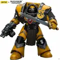 Подвижная фигурка Warhammer Ересь Хоруса JOYTOY 30K 1/18 Имперские кулаки Legion Cataphractii Terminator Squad Legion Cataphractii Sergeant with Power Sword Подарочная модель