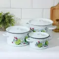 Набор кастрюль эмалированных мохито СтальЭмаль