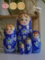 Матрешка деревянная детская развивающая игрушка традиционная 5 мест 15 см Орнамент