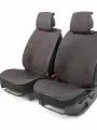 Накидки на сиденье Car Performance передние 2 шт fiberflax черн/красные 5шт/уп CUS-1022 BK/RD