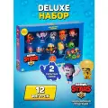 Фигурки Brawl Stars коллекционная серия 12 шт. Джесси, Леон, Кроу от бренда P.M.I.